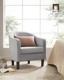  Ghế sofa đơn xám trắng giá rẻ DT95 Alina phòng khách hiện đại 
