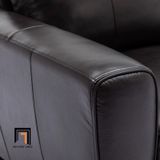  Ghế sofa băng da công nghiệp BT125 Lakischa dài 2m1 nâu đậm 