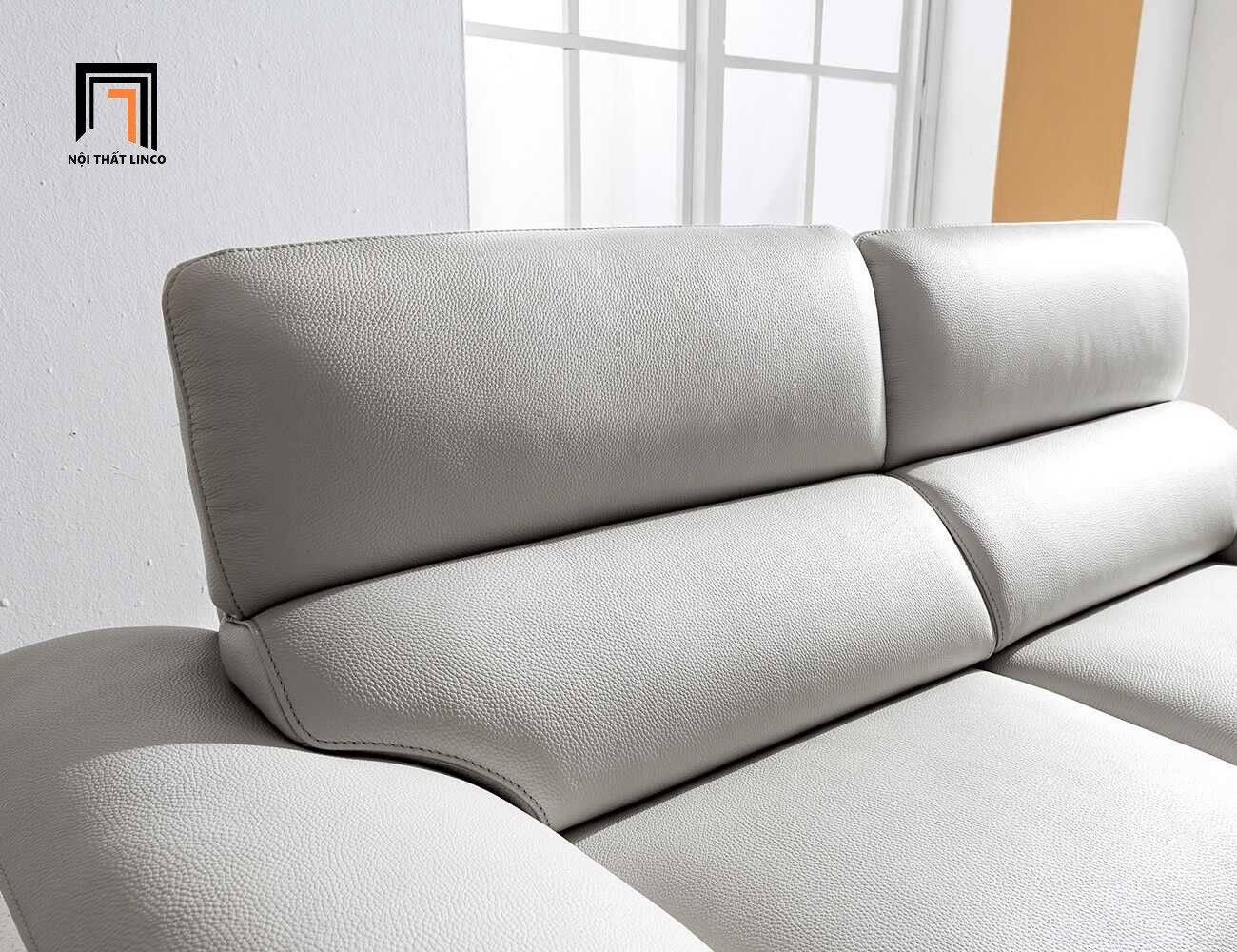  Ghế sofa băng da gật gù BHQ41 Toledo 1m9 màu xám ghi 