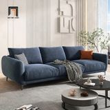  Sofa góc chữ L vải nhung xanh lá GT297 Sydney 2m3 x 1m6 giá rẻ 