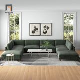  Bộ sofa chữ U UT31 Duroy 3m4 cao cấp, rộng rãi cho gia đình 