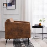  Ghế sofa đơn da giả chống trầy DT87 Raionna cho văn phòng 