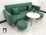  Bộ ghế sofa giường đa năng bật nằm GBL2 xanh ngọc lá cây dài 2m 