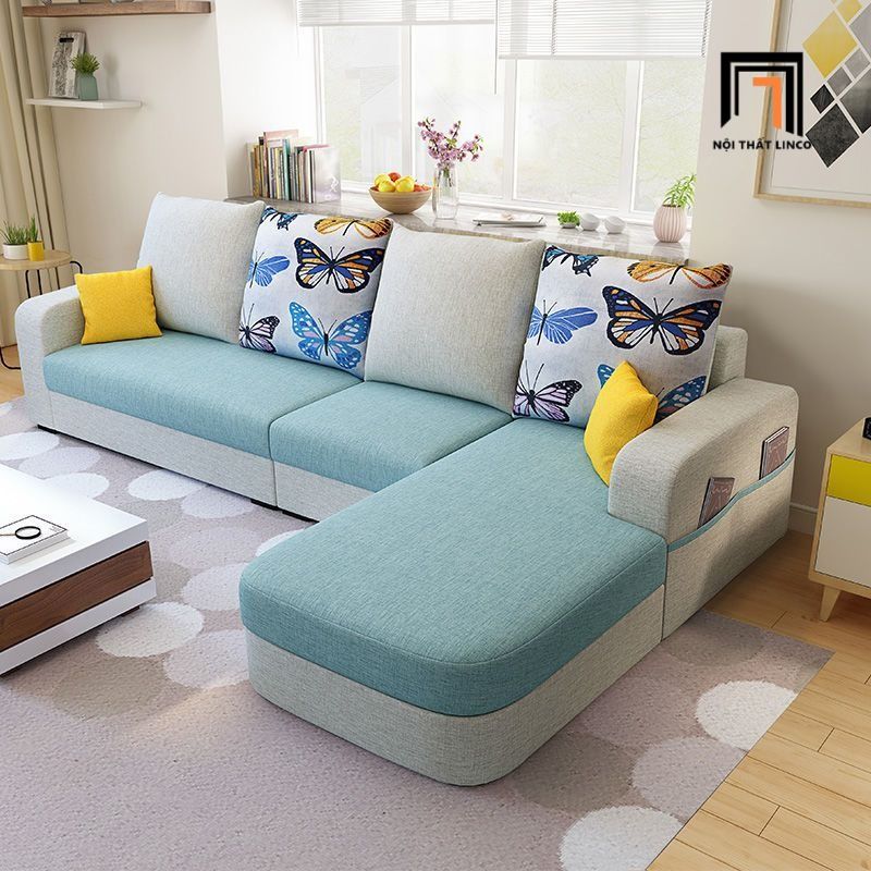  Bộ sofa U UT98 Narod 3m1 vải nỉ phối màu đẹp 