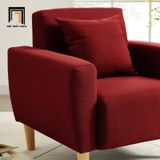  Ghế sofa đơn màu đỏ đô DT2 Zaro cho phòng ngủ nhỏ xinh 