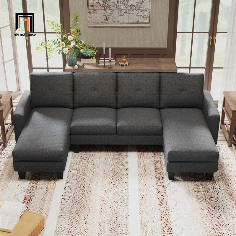  Bộ sofa U 2m6 UT27 Eilean giá tốt màu xám than 