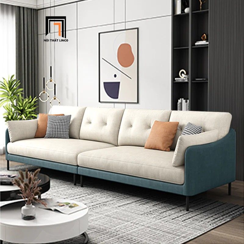  Sofa văng dài từ 2m4 BT58 Nordic phòng khách diện tích lớn 