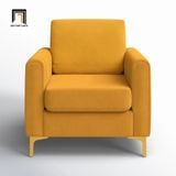  Ghế sofa đơn vải nhung mềm DT103 Cedar trang trí sảnh chờ đẹp 