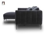  Ghế sofa góc L GT73 Orchad 2m2 x 1m6 vải nhung nỉ giá rẻ 