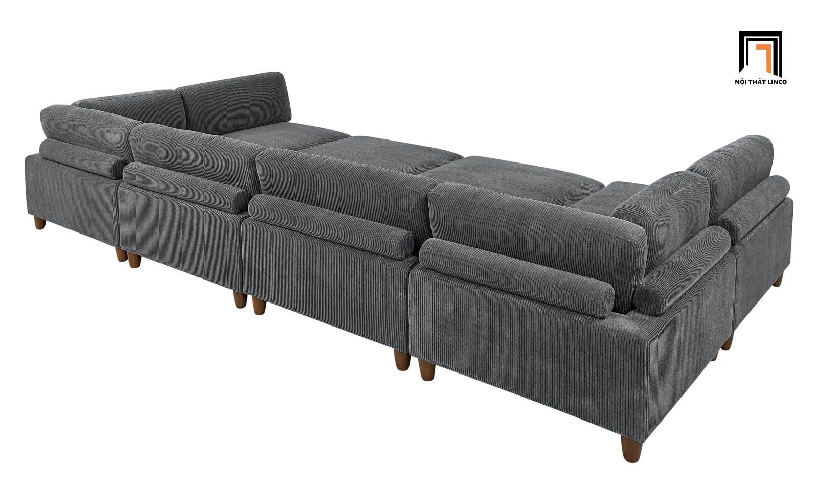  Bộ sofa chữ U UT31 Duroy 3m4 cao cấp, rộng rãi cho gia đình 