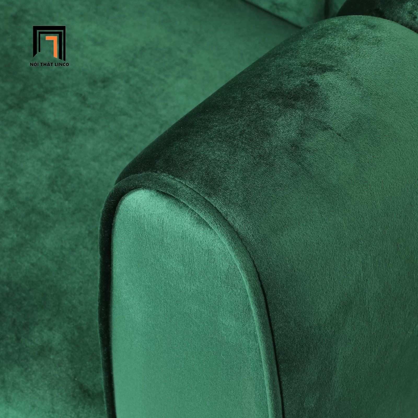  Ghế sofa băng vải nhung chia múi BT20 Flare dài 2m shop tiệm 