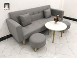  Bộ sofa giường dài 2m đa năng xám ghi trắng GBL2 giá rẻ nhỏ gọn 