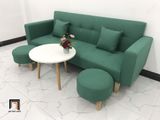  Bộ ghế sofa giường đa năng bật nằm GBL2 xanh ngọc lá cây dài 2m 