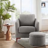  Ghế sofa đơn giá rẻ màu xanh lá DT93 Amold phòng khách nhỏ 