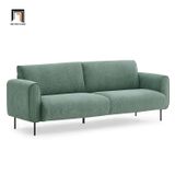  Ghế sofa băng vải nỉ màu cam 2m1 BT50 Fresnes cho sảnh chờ 