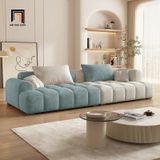  Ghế sofa văng vải nhung BT269 Camiel dài 2m6 phối màu xinh xắn 