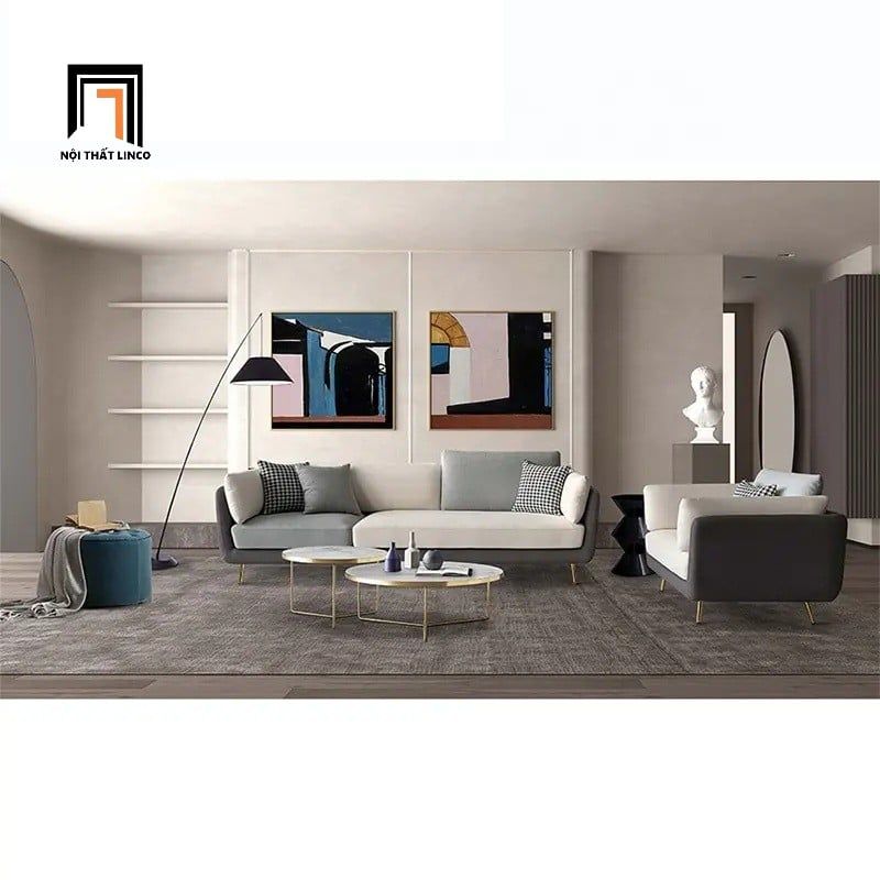  Ghế sofa băng dài 2m2 BT45 Mixco phối trộn nhiều màu sắc 