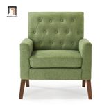  Ghế sofa đơn phòng khách gia đình DT94 Asaria màu xanh lá 