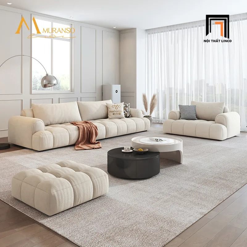  Ghế sofa U UT68 Muranso 3m1 xinh xắn, hiện đại 