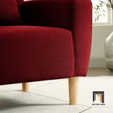  Ghế sofa đơn màu đỏ đô DT2 Zaro cho phòng ngủ nhỏ xinh 