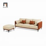  Ghế sofa băng dài 2m da công nghiệp BT210 Nieto kèm đôn vuông 