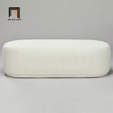 Ghế đôn sofa oval giá rẻ SB39 Grigan dài 1m4 phòng khách 