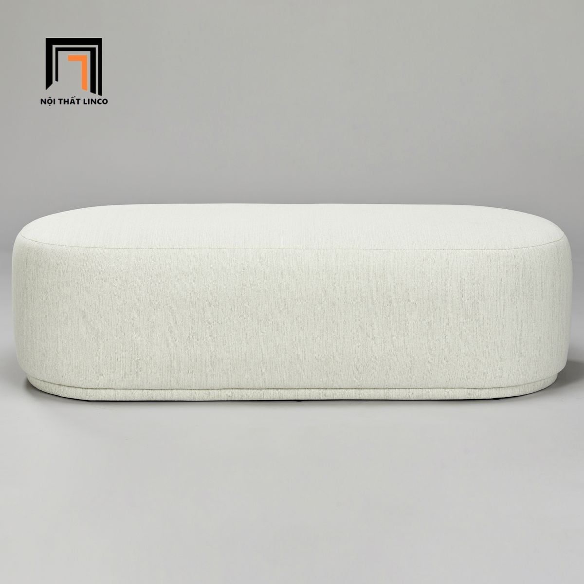  Ghế đôn sofa oval giá rẻ SB39 Grigan dài 1m4 phòng khách 