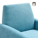  Ghế sofa đơn màu xanh dương vải nỉ DT99 Betul giá rẻ 