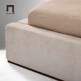  Giường ngủ bọc nệm giá rẻ vải mềm GN124 Quinten 1m6 gia đình 