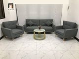  Bộ ghế sofa gia đình màu xám đậm KL5 Piloc kiểu dáng nhỏ gọn 