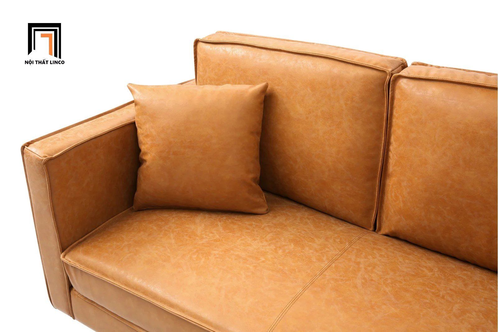  Ghế sofa băng da công nghiệp BT32 Roderic dài 2m màu da bò 