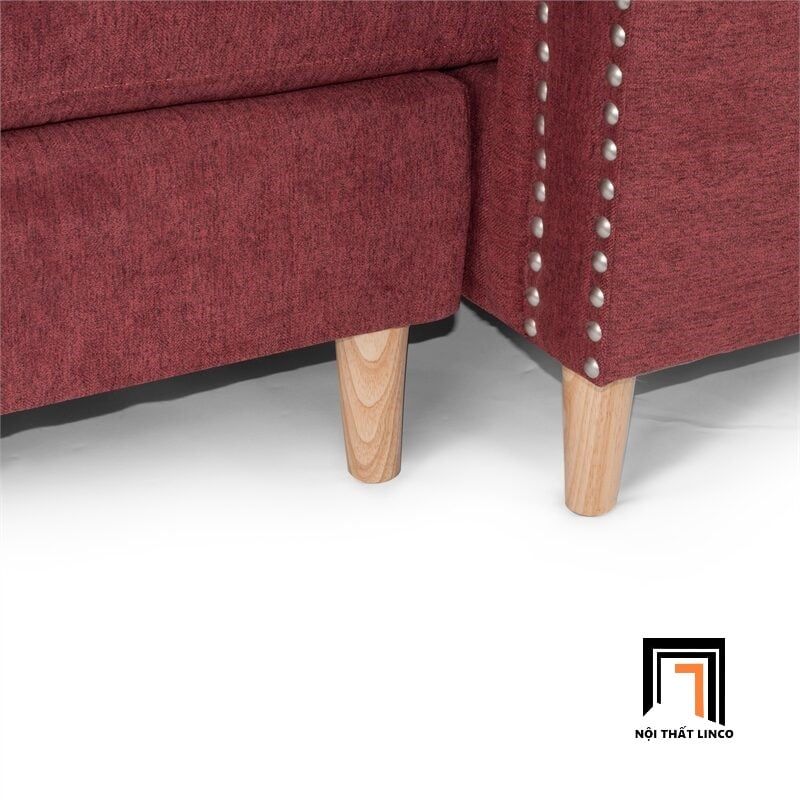  Bộ ghế sofa góc chữ L gia đình GT65 Retic 2m2 x 1m5 vải bố 