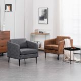  Ghế sofa đơn da giả chống trầy DT87 Raionna cho văn phòng 