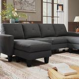  Bộ sofa U 2m6 UT27 Eilean giá tốt màu xám than 
