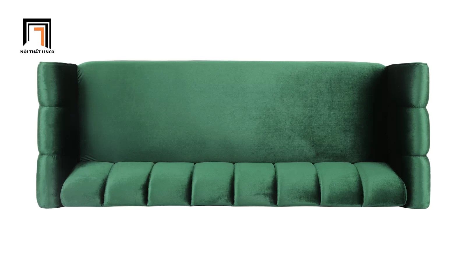  Ghế sofa băng vải nhung chia múi BT20 Flare dài 2m shop tiệm 