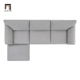  Bộ ghế sofa băng 2m3 xám trắng BT61 Bodhill căn hộ chung cư 