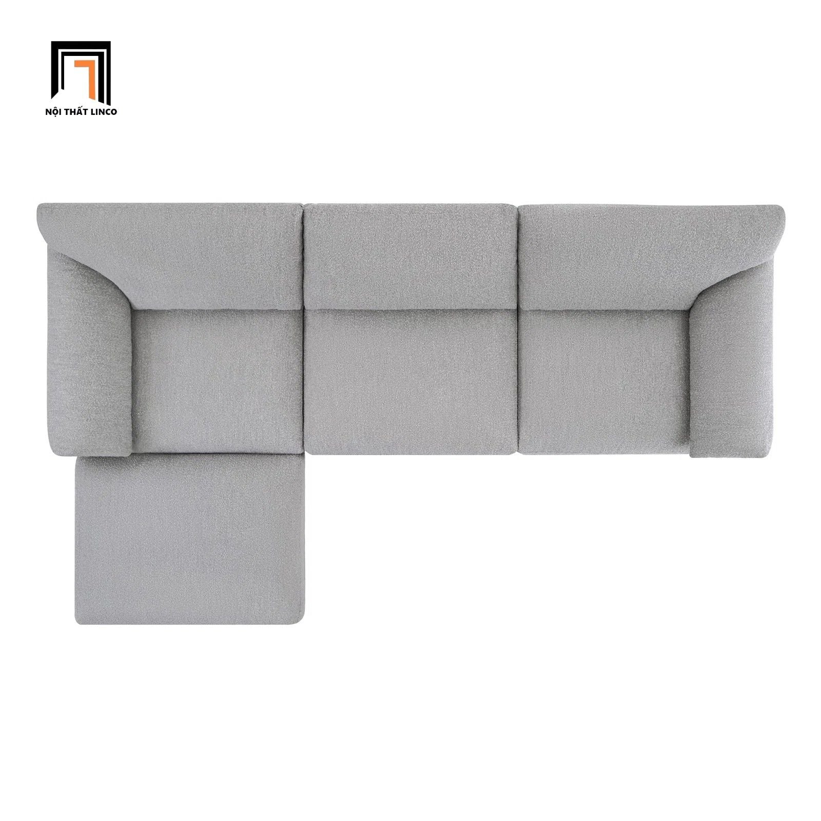  Bộ ghế sofa băng 2m3 xám trắng BT61 Bodhill căn hộ chung cư 