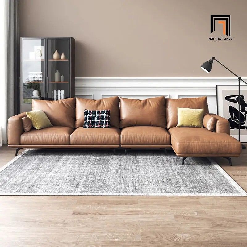  Bộ ghế sofa góc L GT28 Bamo 2m4 x 1m6 phòng diện tích lớn 