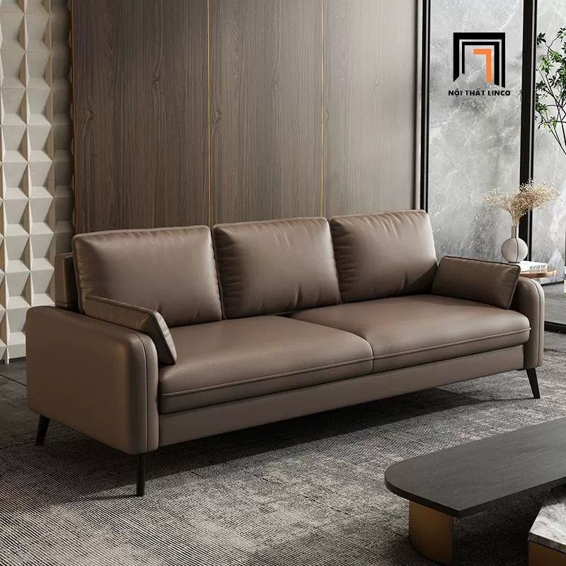  Ghế sofa băng dài 2m BT203 Hessvilla da chống trầy cho chung cư 