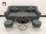  Bộ ghế sofa băng dài 1m9 BL10 BGN màu xám đen giá rẻ 