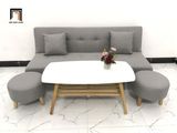  Bộ ghế sofa giường dài 1m7 GBL1 diện tích nhỏ xám ghi trắng 