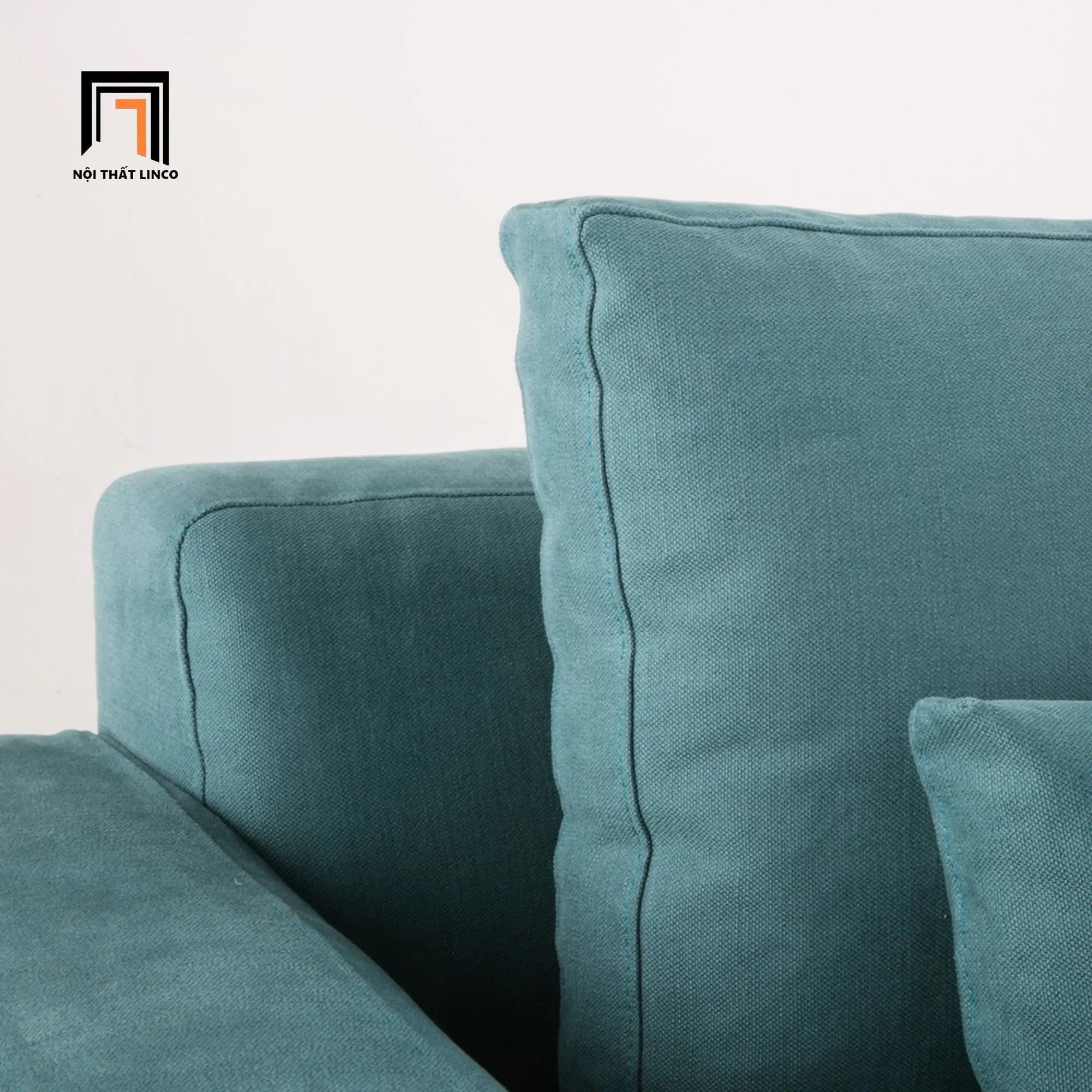 Ghế sofa góc chữ L GT52 Porlan cho phòng khách lớn 2m4 x 2m2 