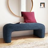  Ghế sofa đôn dài 1m2 SB6 Steven màu cam vải nỉ mềm 