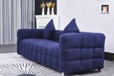  Ghế sofa băng xinh xắn BHQ9 Toum dài 2m vải lông cừu xám 