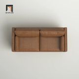  Ghế sofa băng BT3 Matea dài 1m9 bọc da công nghiệp nâu bò 