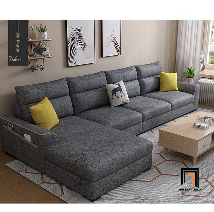  Bộ ghế sofa góc gia đình GT38 Cobin 3m x 1m6 giá rẻ 