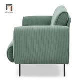  Ghế sofa băng vải nỉ màu cam 2m1 BT50 Fresnes cho sảnh chờ 