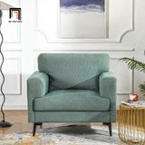  Ghế sofa đơn màu xanh ngọc giá rẻ DT78 Blennie vải nỉ bố 