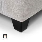  Ghế sofa đơn xám trắng DT13 Somerville phong cách tân cổ điển 