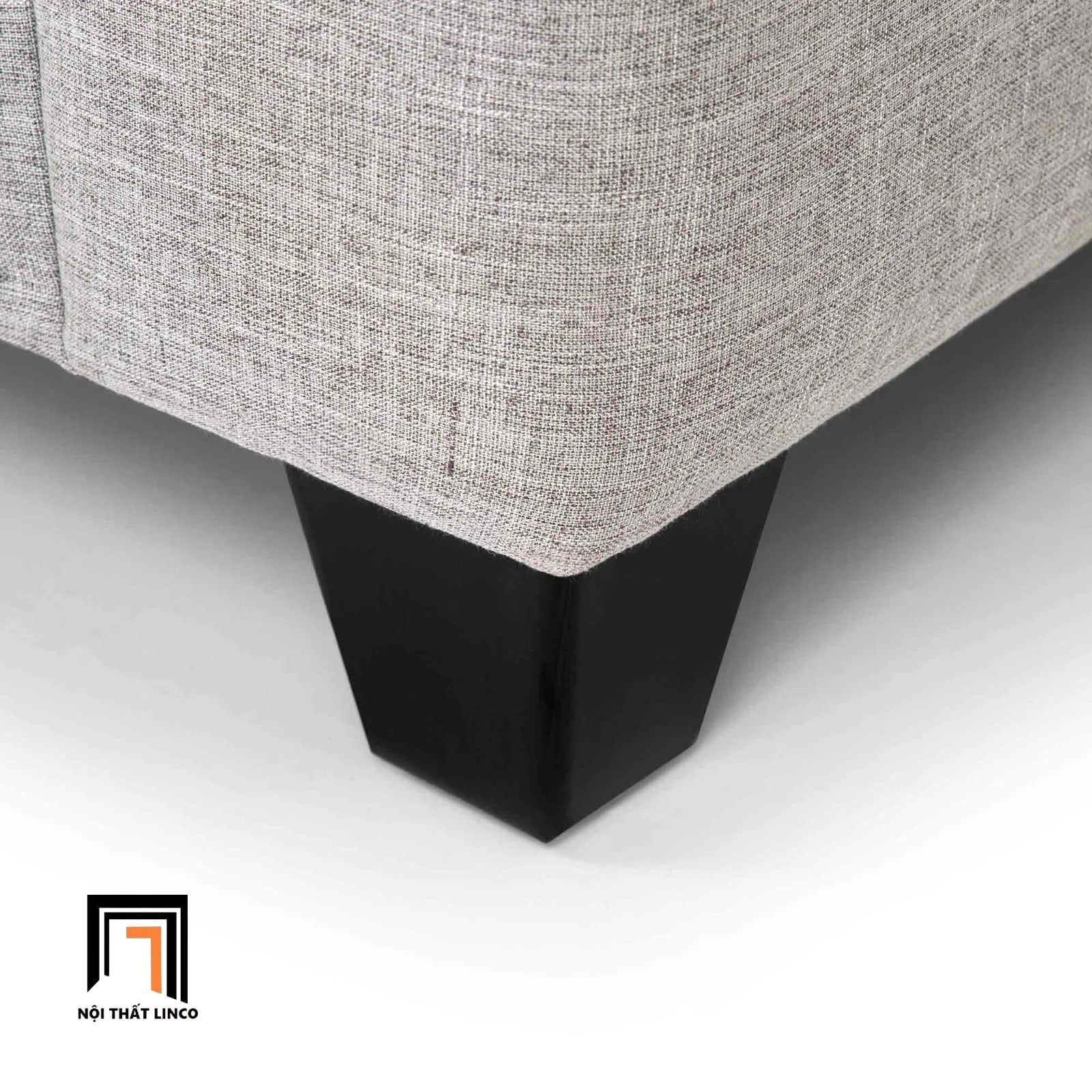  Ghế sofa đơn xám trắng DT13 Somerville phong cách tân cổ điển 